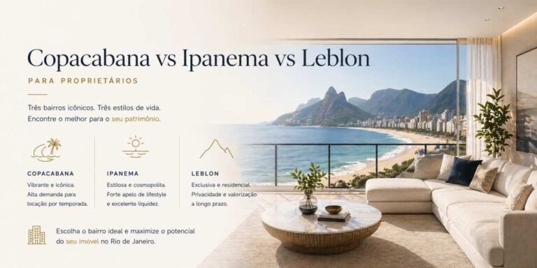 Melhor area rio proprietarios copacabana vs ipanema vs leblon