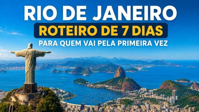 Roteiro de 7 dias no rio de janeiro